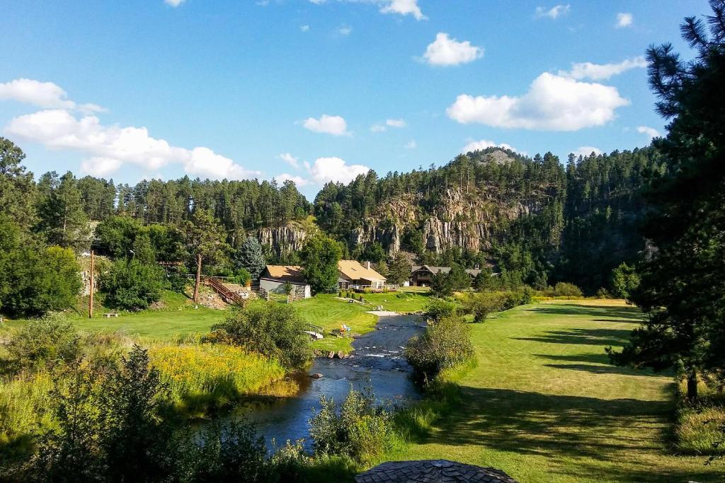 Tranquil Creekside Retreat with Deck on 30 Acres! (Rapid City)