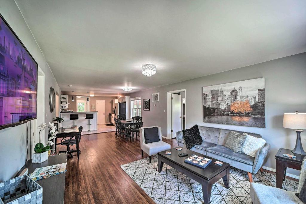 Airy Central Getaway with Porch and Private Yard!