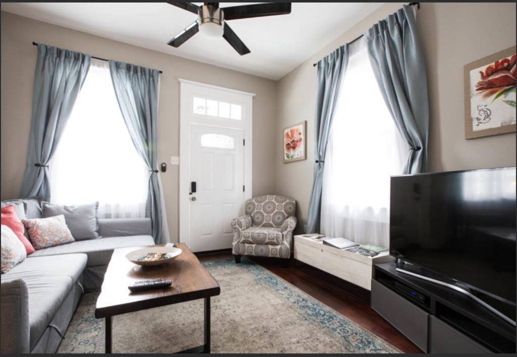 Shotgun Craftman House with Private Patio