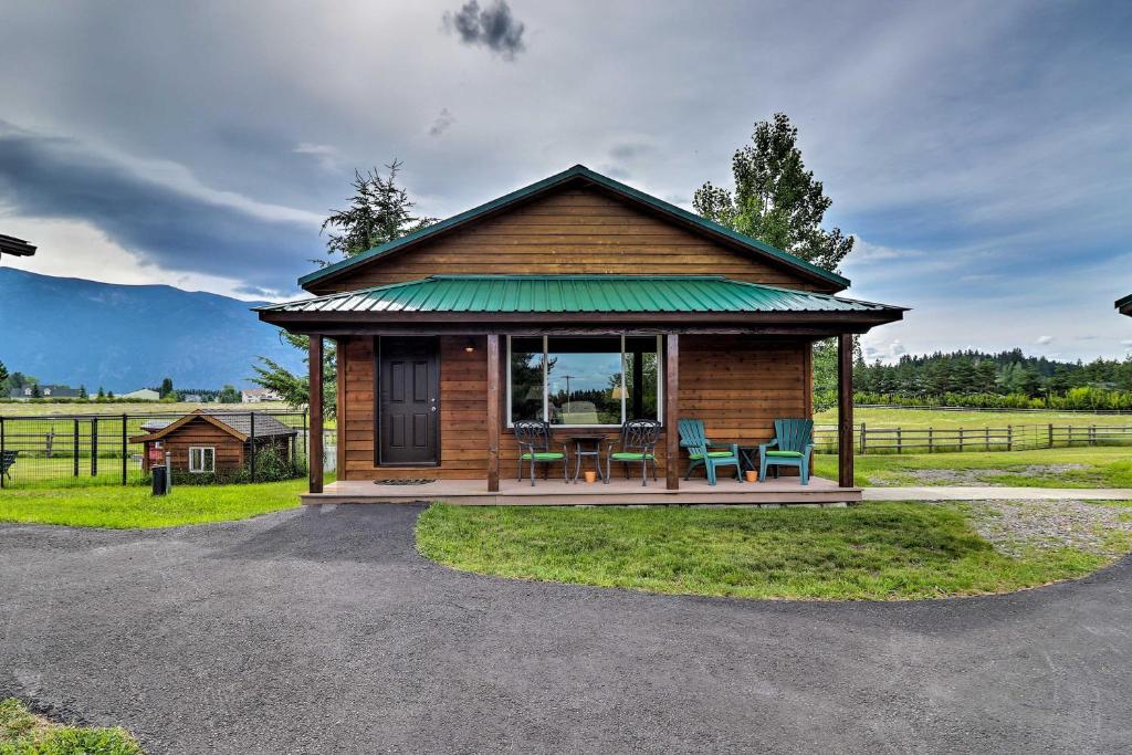 Cabin with Porch and View about 19 Mi to West Glacier (Columbia Falls)