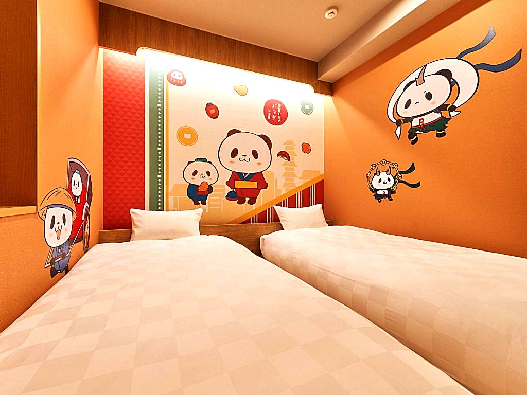 Rakuten STAY Tokyo Asakusa Okaimono Panda Twin Room B
