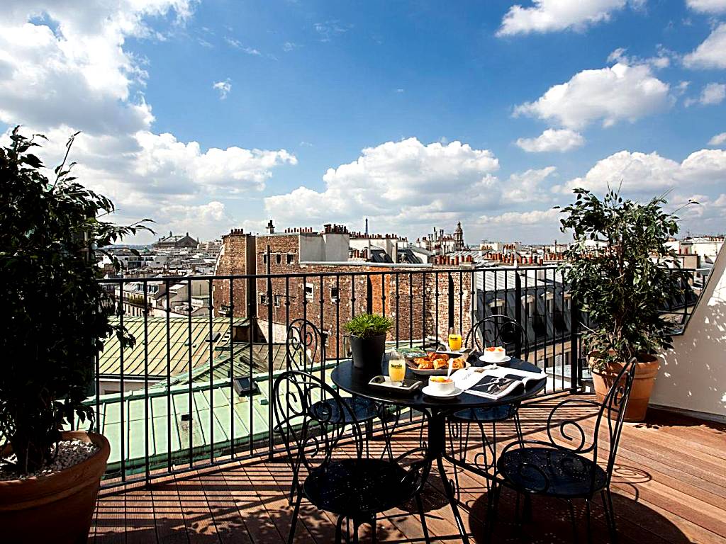 Hôtel des 3 Poussins: Deluxe Room with Panoramic City View with terrace
