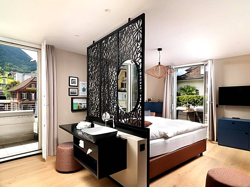 Boutique Hotel Stanserhof: Deluxe Suite with Spa Bath (Stans)