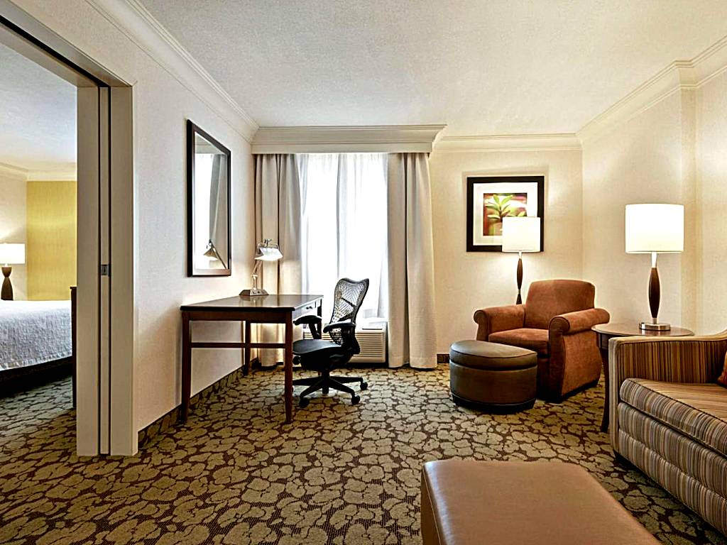 Hilton Garden Inn Saskatoon Downtown: Deluxe King Spa Suite with Fireplace (Saskatoon)