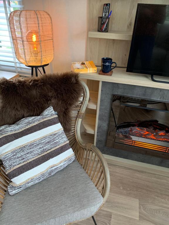 Luxe 4-persoons chalet zon zee strand Renesse.