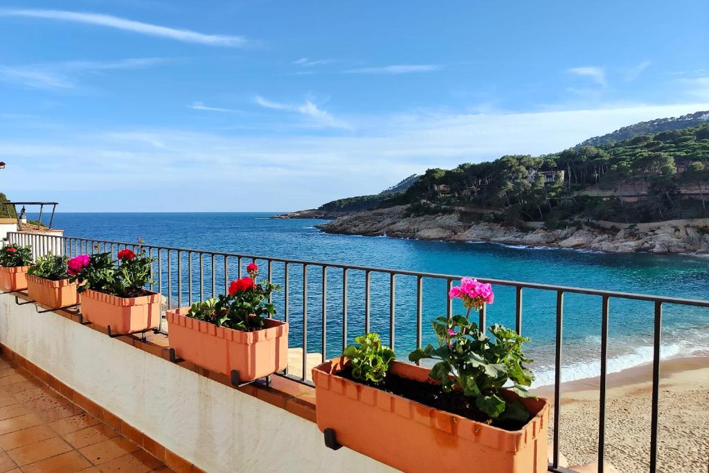 Penthouse on Passeig del Mar de tamariu Large Terrace Free WiFi