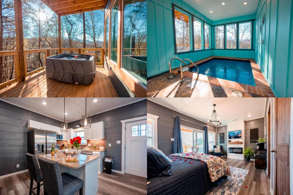 Romantic Pool Cabin near Downtown Gatlinburg