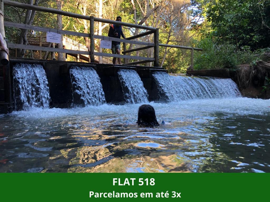Park Veredas do Rio Quente Flat 518 - Com acesso ao RIO - Parcelamos em até 3x