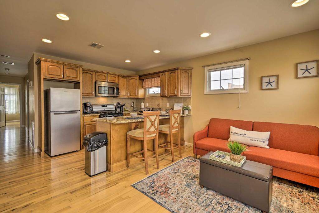 Apartment with Patio and Grill, 3 Blocks to Boardwalk!