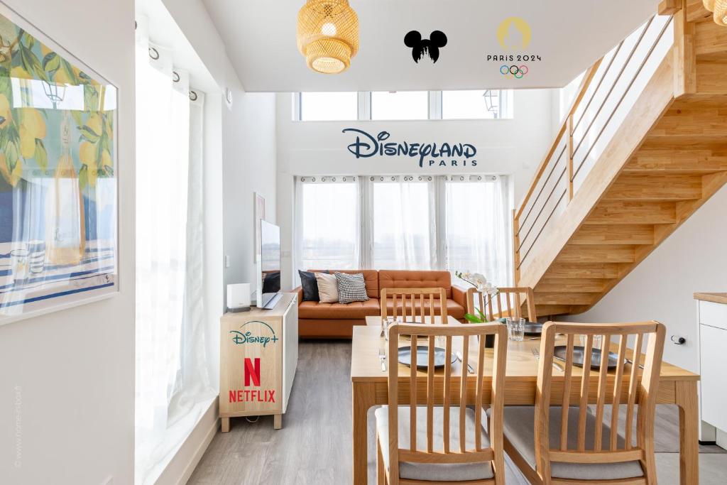 AF - Escapade chez Mickey - 10 min Disneyland Paris - PARKING & WIFI GRATUIT - AIR CONDITIONNÉ