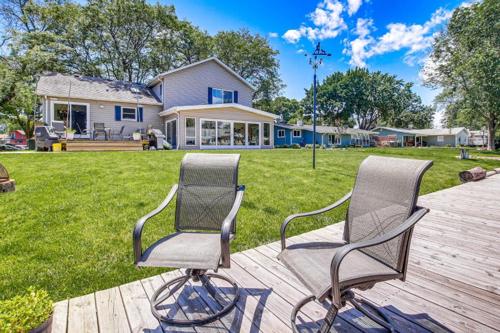 Oshkosh Canal-Front Home with Sunroom and Watercraft!